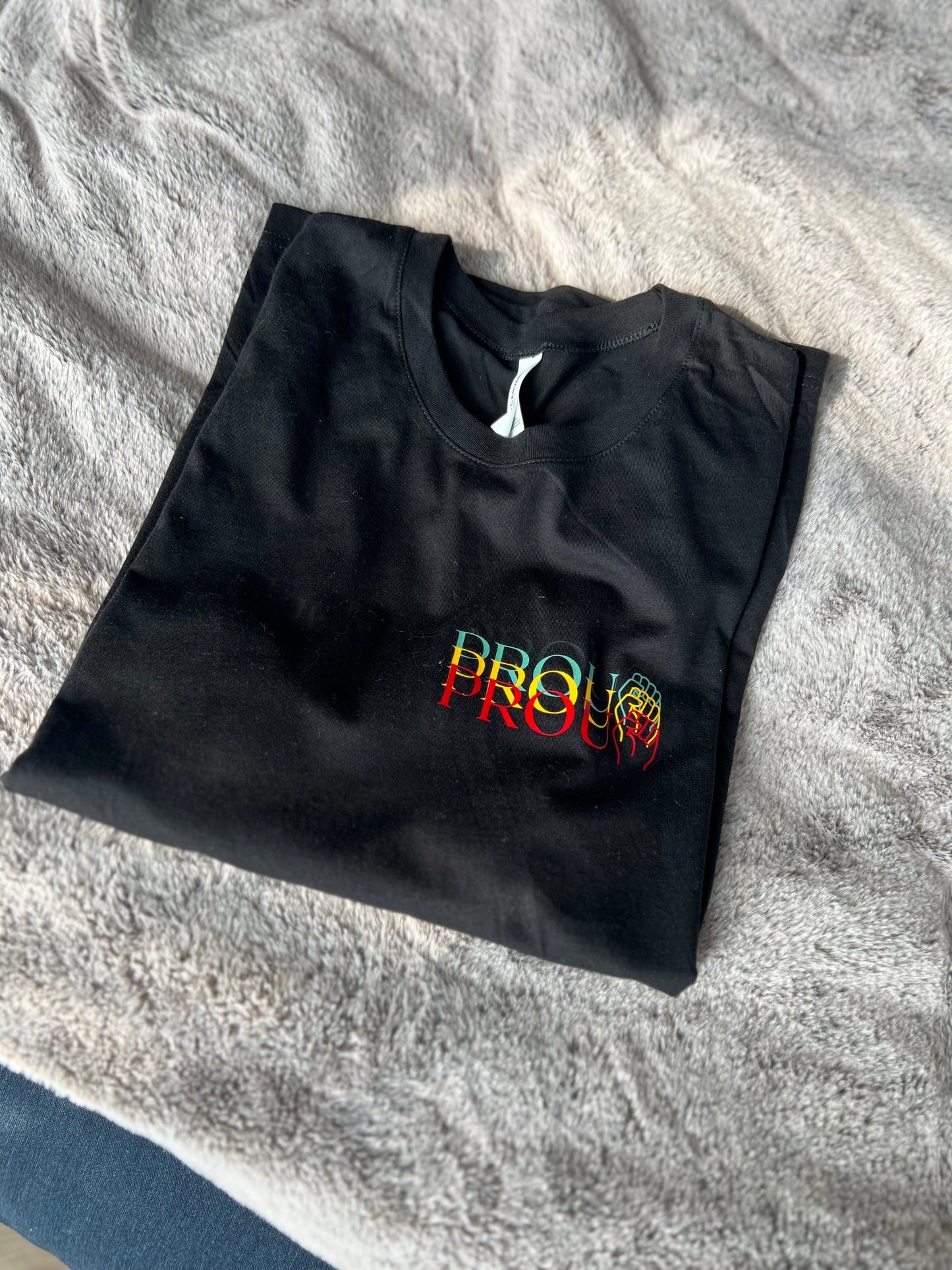 Black & Proud Muscle Tee